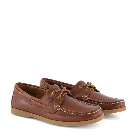 Exmouth Women - Boat shoes - Leather - Brown FRD