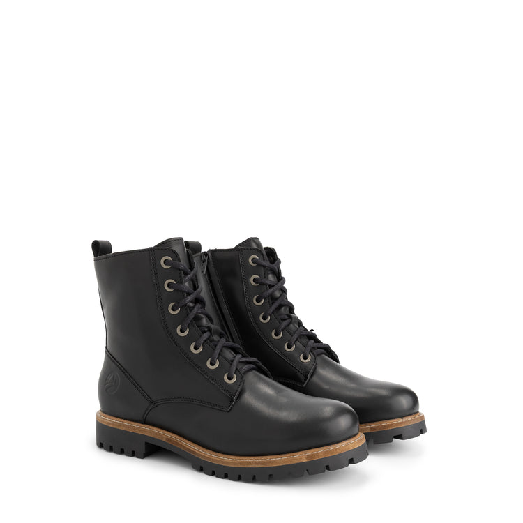 Kvaloya Men - Lace-up boots - Leather - Black FRD