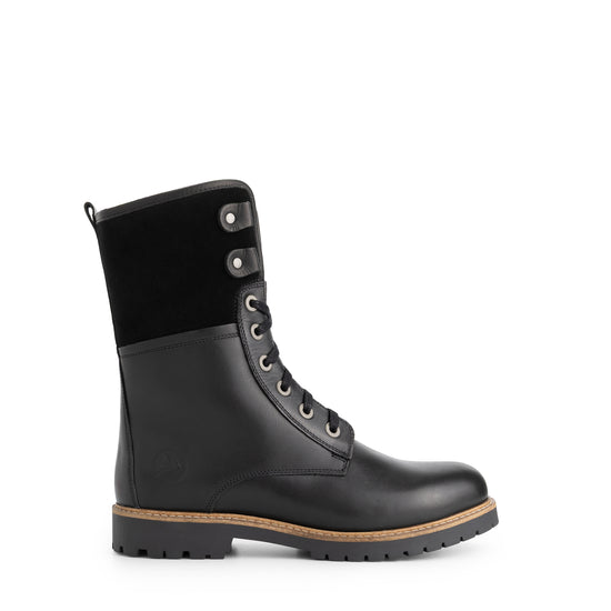 Kongea Women - Lace-up boots - Wool-lined - Black R