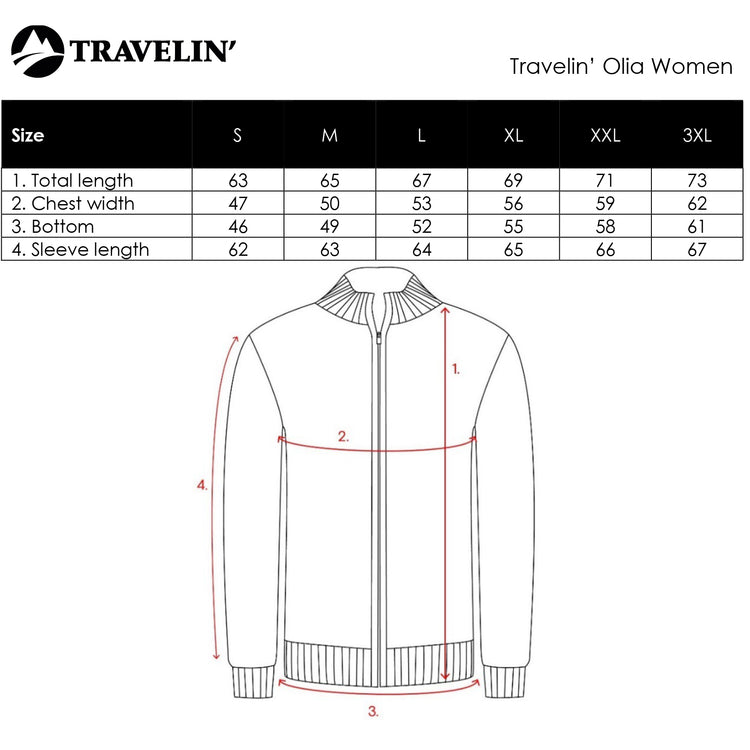 Olia Women - Outdoor Cardigan - Sweat - Black SC