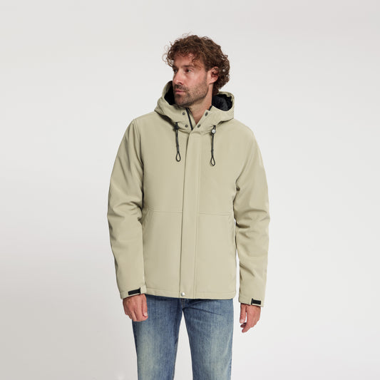 Nils Men - Softshell Jacket - Waterproof - Light Brown MV