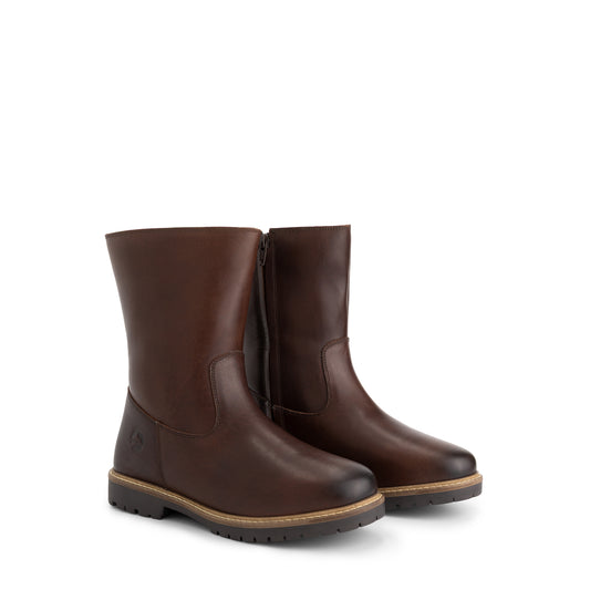 Nexo Women - Boots - Wool-lined - Dark Brown FRD