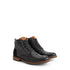 Walton Men - Lace-up shoes - Zipper - Leather - Black FRD