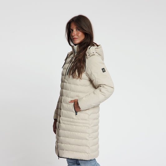 Saga Women - Puffer Winter Jacket - Waterproof - Sand MV2