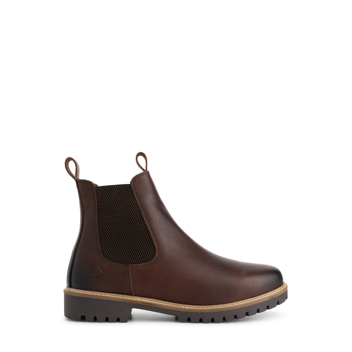 Hemsedal Men - Chelsea Boots - Wool-Lined - Dark Brown R