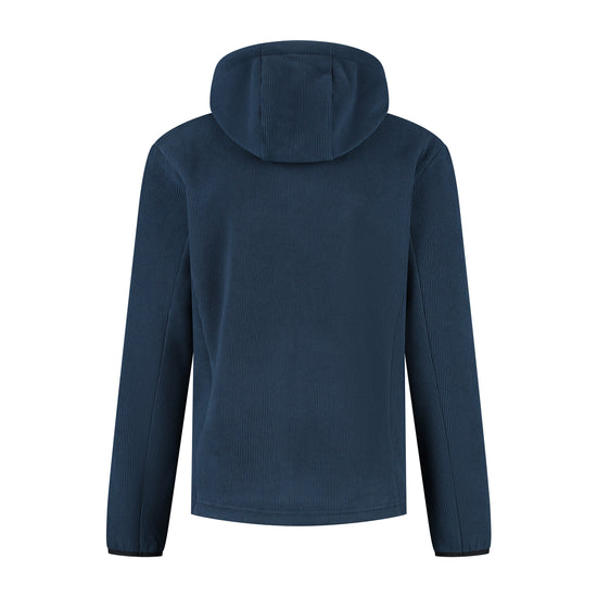 Karlson Men - Hooded Cardigan - Fleece - Navy B