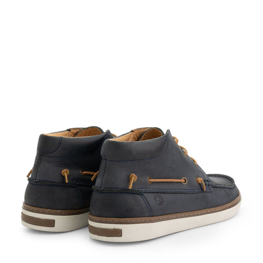 Helford Men - Mid lace-up shoes - Leather - Navy BD
