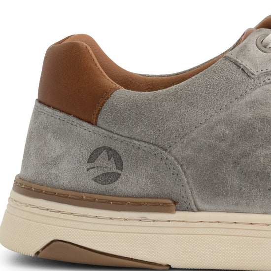 Burnham Men - Sneakers - Leather - Grey DFH