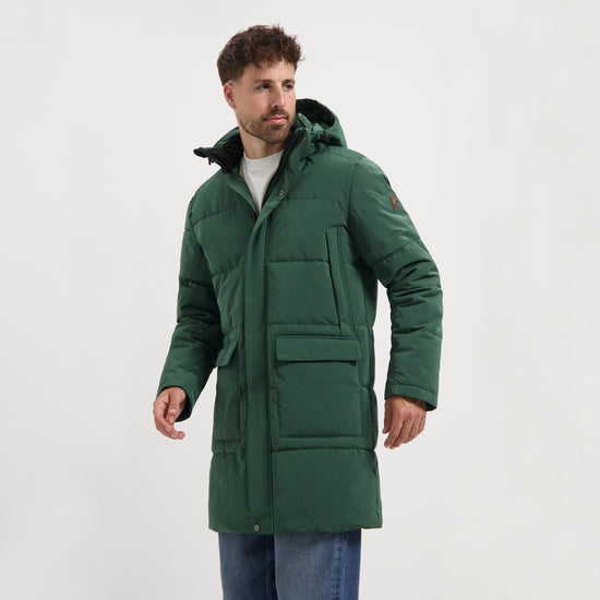 Ladan Men - Puffer jacket - Water-resistant - Dark green MV