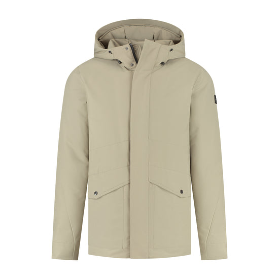Sune Men - Hardshell Winter Jacket - Waterproof - Light Brown F