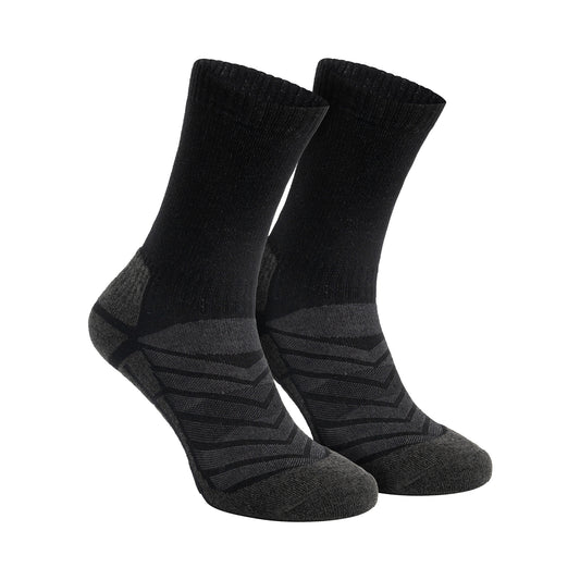Bran Unisex 2-pack hiking socks – Seamless & breathable – Black ACC1