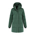 Rissne Women - Puffer jacket - Water-resistant - Dark green F