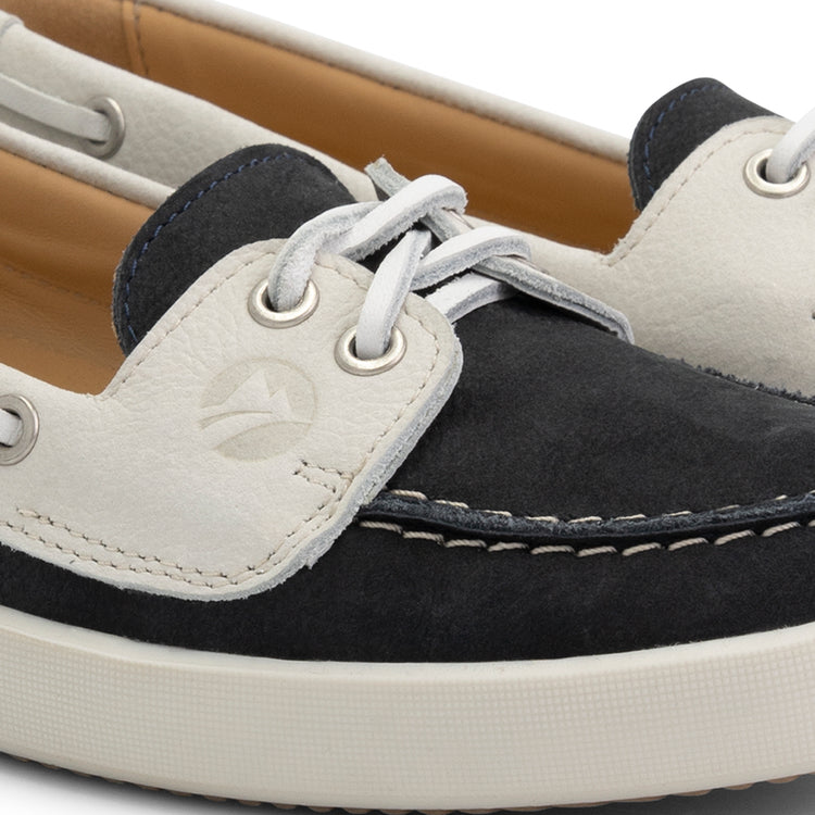 Marazion Women - Boat shoes - Leather - Navy DFW