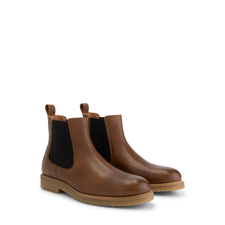 Egleton - Leather chelsea boots - Men - Cognac FRD