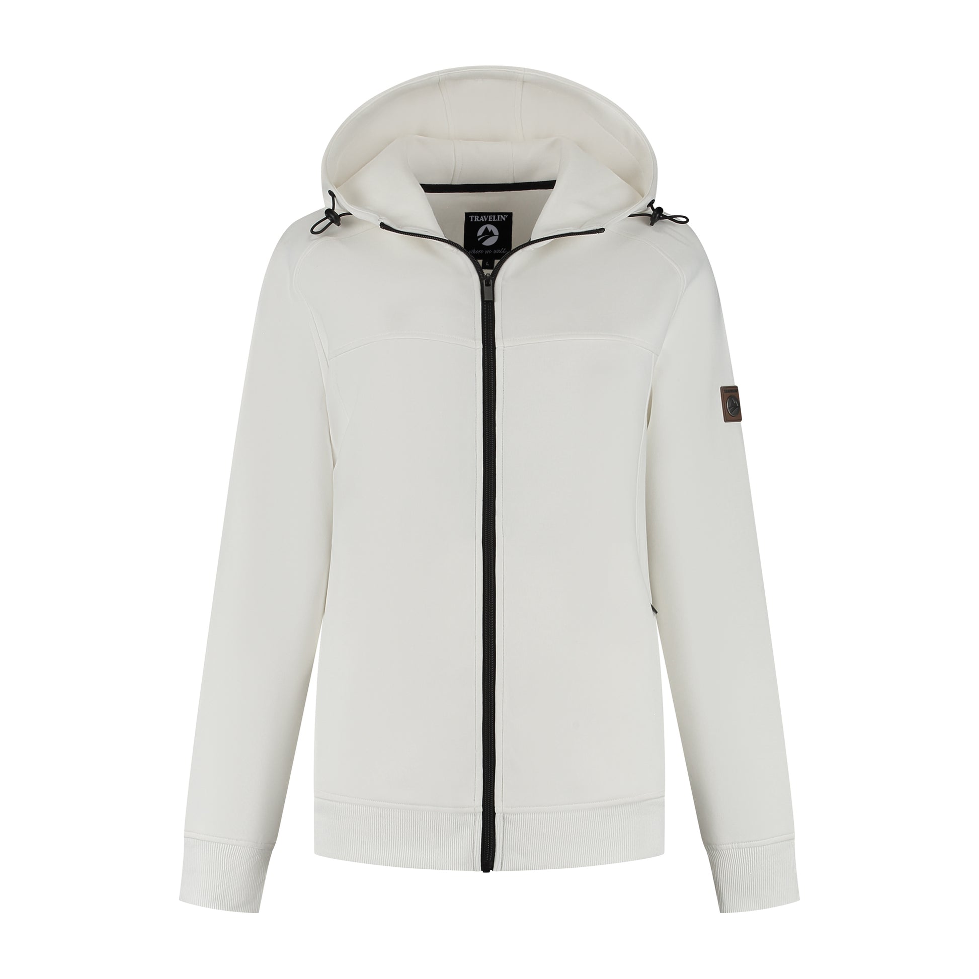 Silje Women - Outdoor cardigan - Sweater - Off-white F