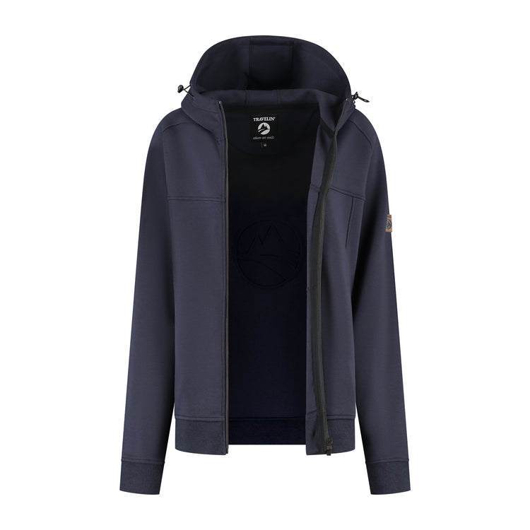 Stine Women - Hooded Cardigan - Sweat - Navy CVO