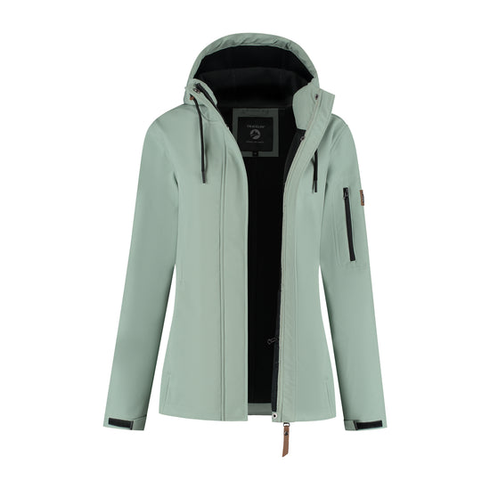 Malika - Waterproof softshell jacket - Women - Green CVO