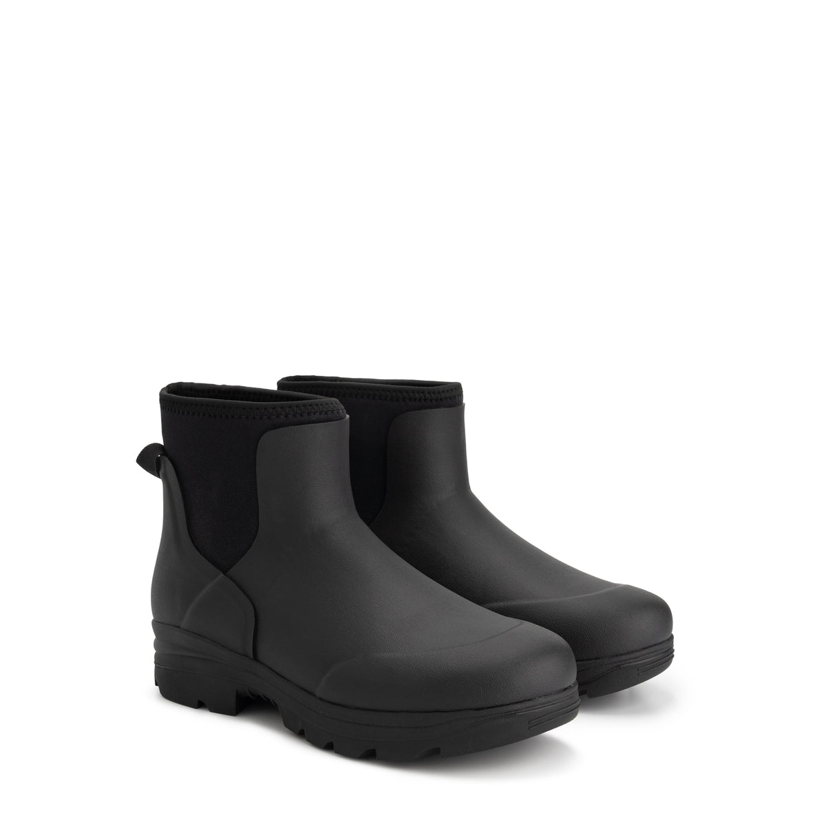 Inari Men - Rubber Ankle Boots - Rain Boots - Black FRD