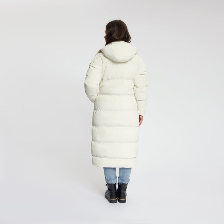 Unni Women - Puffer Winter Jacket - Corduroy - Off-White MV3