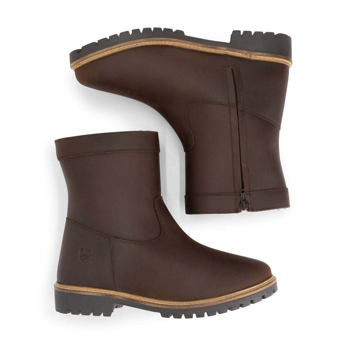 Osterby Men - Boots - Wool-Lined - Dark Brown UPD
