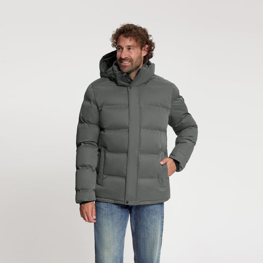 Andreas Men - Puffer Winter Jacket - Waterproof - Grey MV