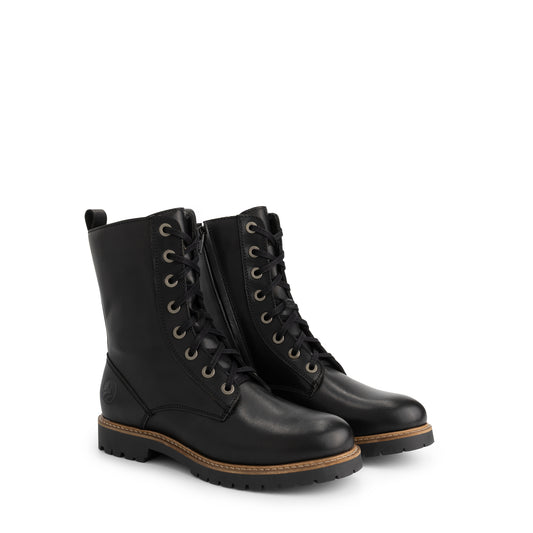 Forsol Women - Lace-up boots - Leather - Black FRD