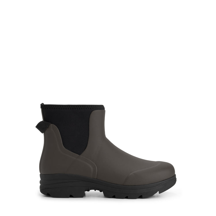 Inari Women - Rubber Ankle Boots - Rain Boots - Dark Brown R