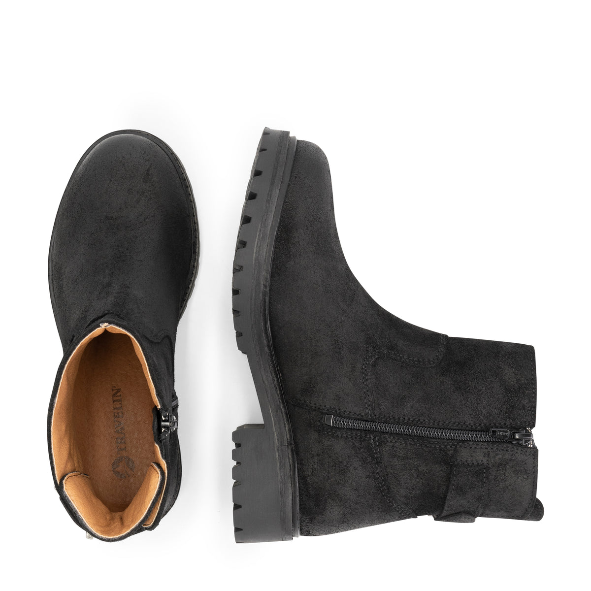 Honefoss boots - Suede ankle boots - Black UPD