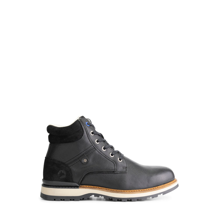 Sundby Men - Lace-up boots - Wool-lined - Black R