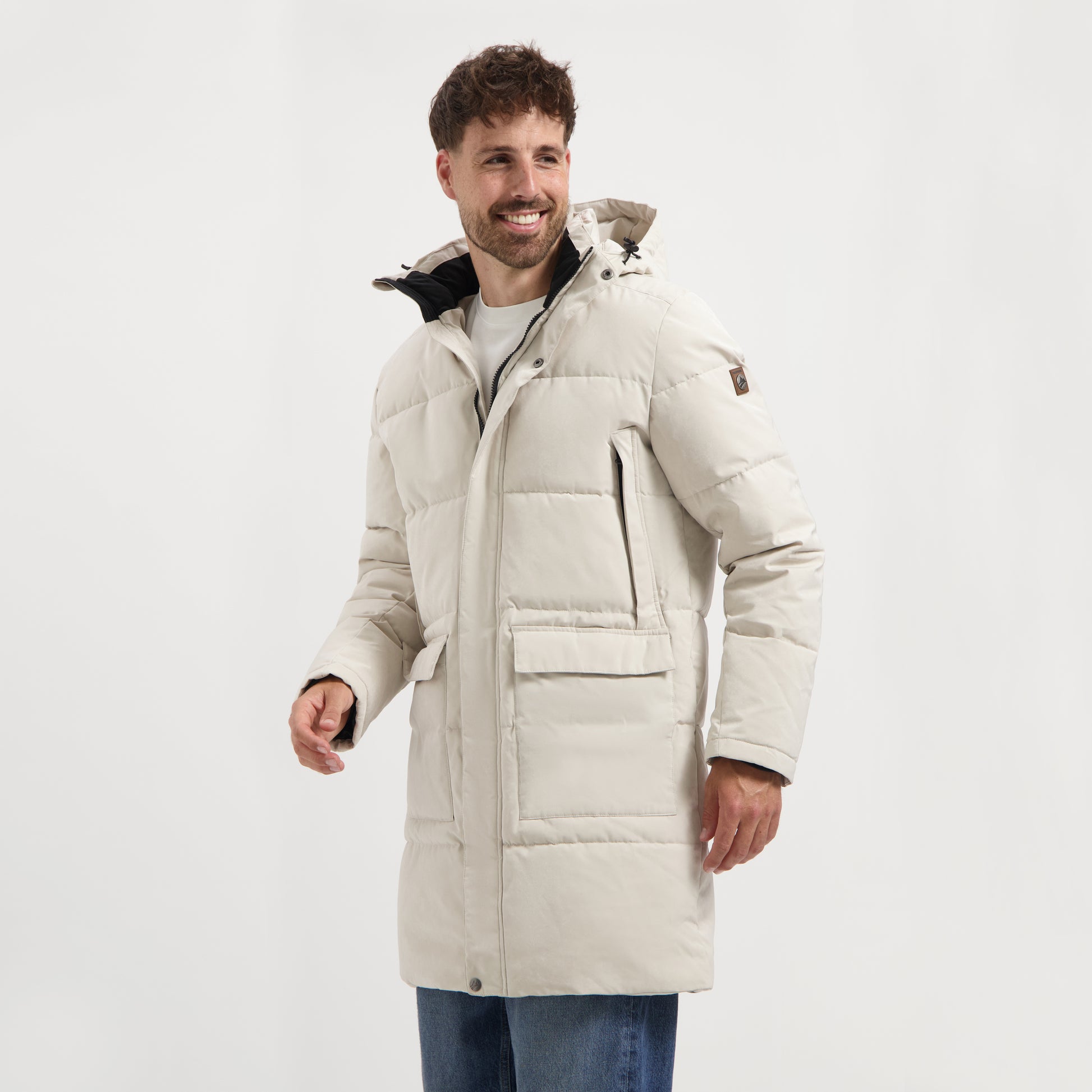 Ladan Men - Puffer jacket - Water-resistant - Sand MV