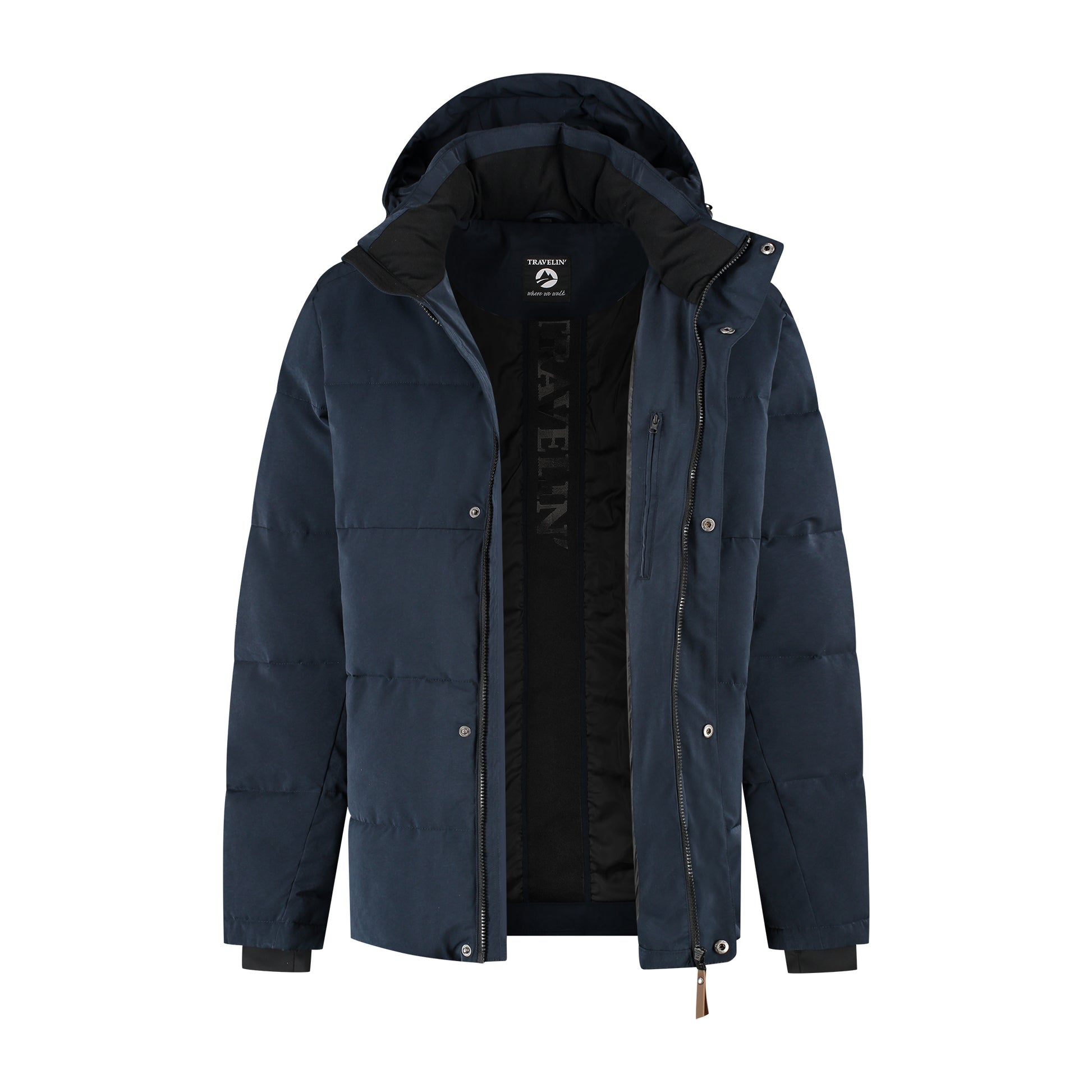 Sverger Men - Puffer jacket - Water-resistant - Navy CVO