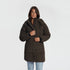 Ulvik Women - Puffer Winter Jacket - Corduroy - Dark Brown MV