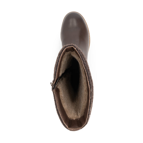 Skive Women - High boots - Wool/Felt - Dark brown UPS
