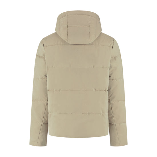 Amot Men - Puffer Winter Jacket - Waterproof - Light Brown B