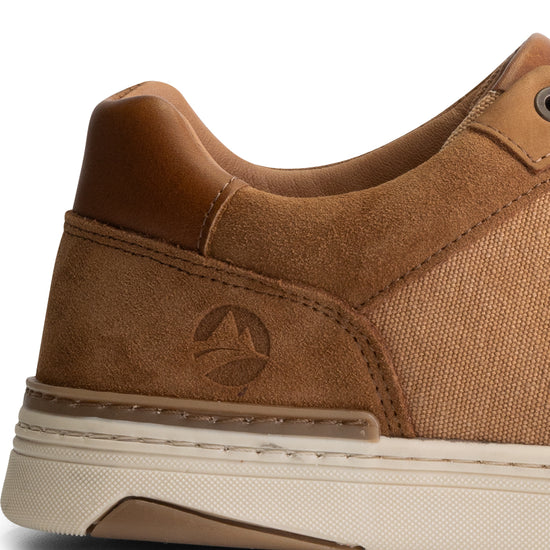 Bromley Men - Sneakers - Canvas and suede - Cognac DFH