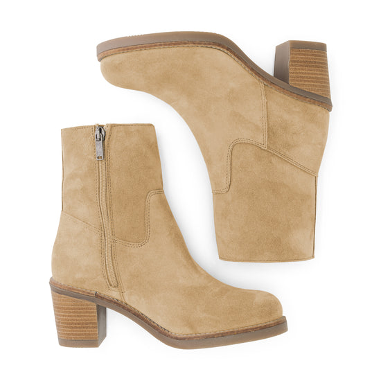 Valence - Suede ankle boots - Women - Sand UPD