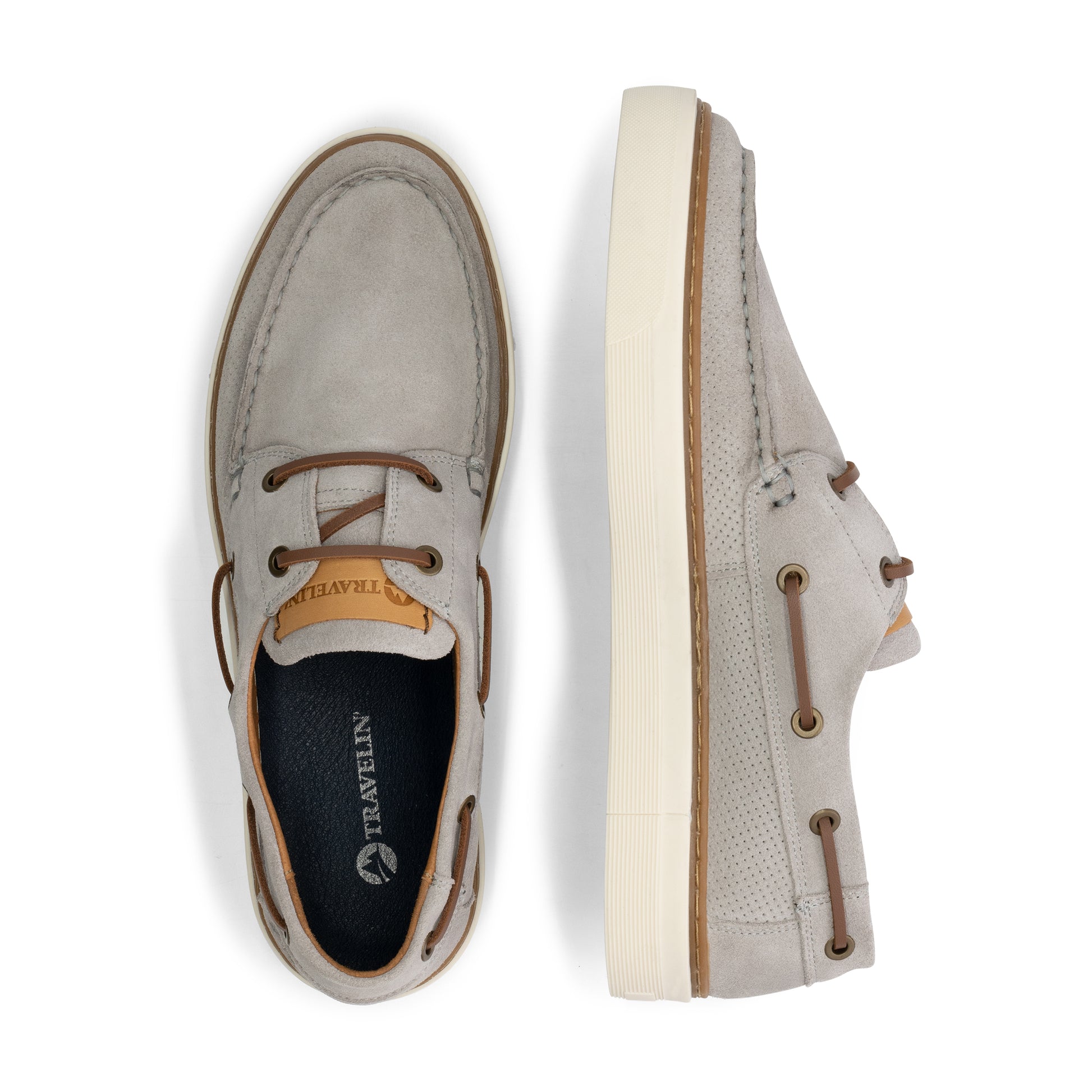 Shipton Men - Lace-up shoes - Suede - Grey UPD