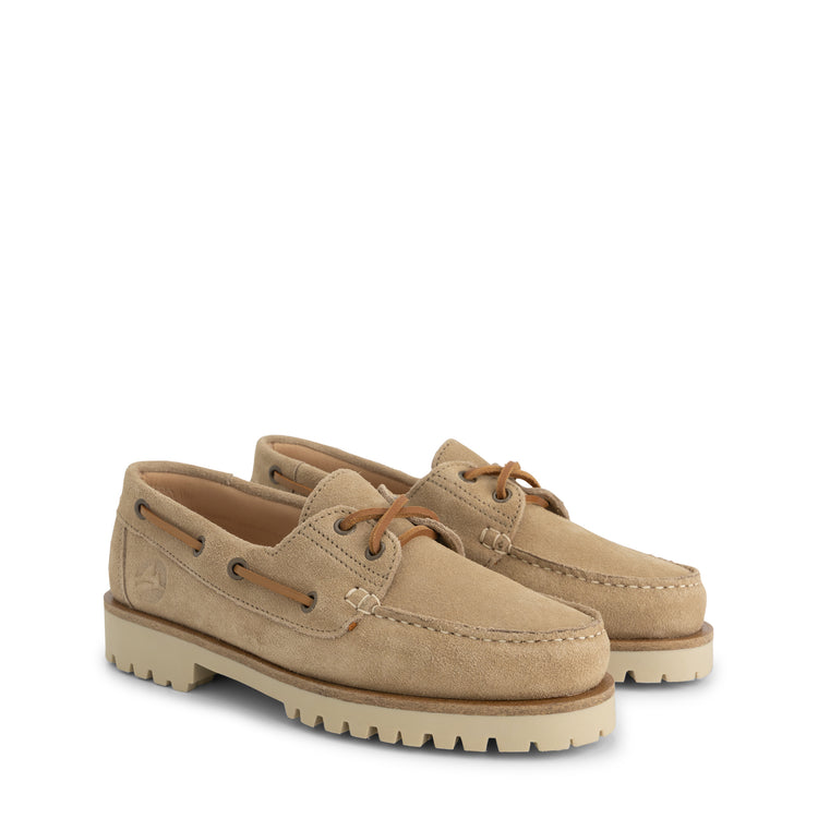 Salla Women - Boat shoes - Suede - Sand FRD