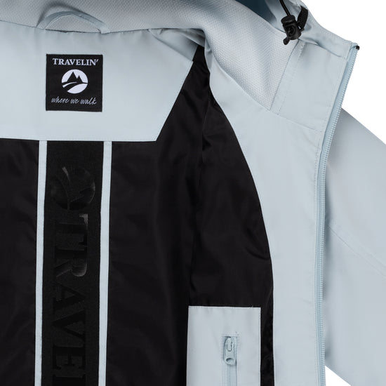 Halle Women - Hardshell jacket - Waterproof - Light blue DCI