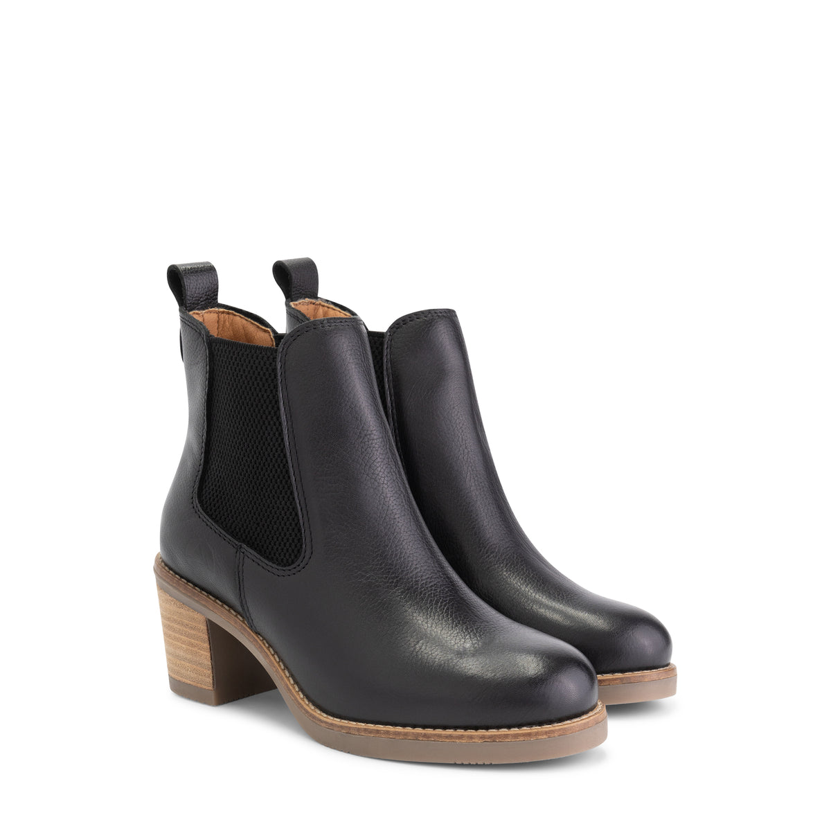 Ivry Women - Leather chelsea boots - Black FRD
