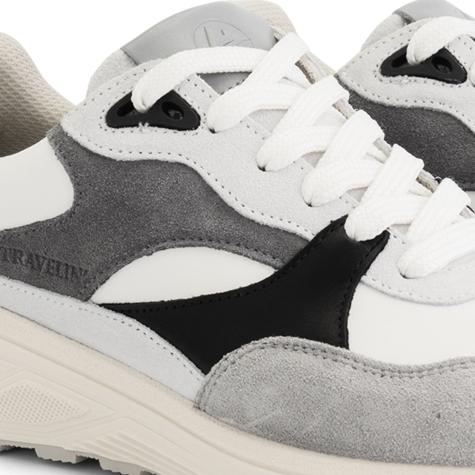 Royston Women - Sneakers - Leather - Grey/Black DFW