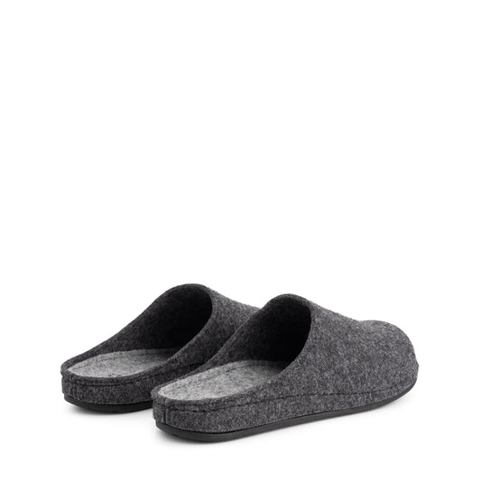 Come Home Men - House slippers - Wool - Dark grey BD