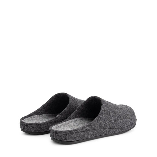Come Home Men - House slippers - Wool - Dark grey BD