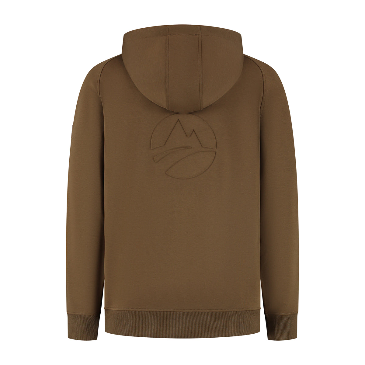 Steffen Men - Hooded Cardigan - Sweat - Brown B