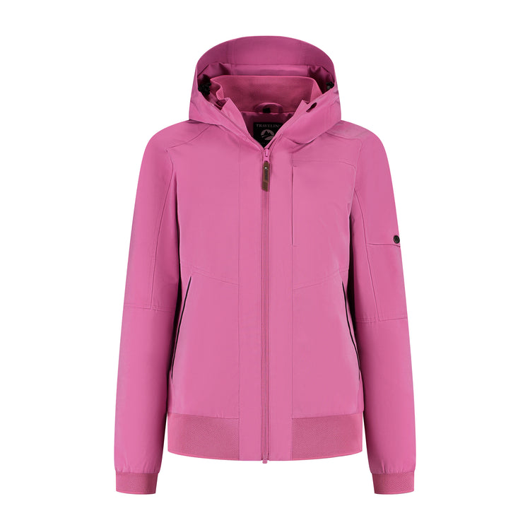 Halle Women - Hardshell jacket - Waterproof - Pink F