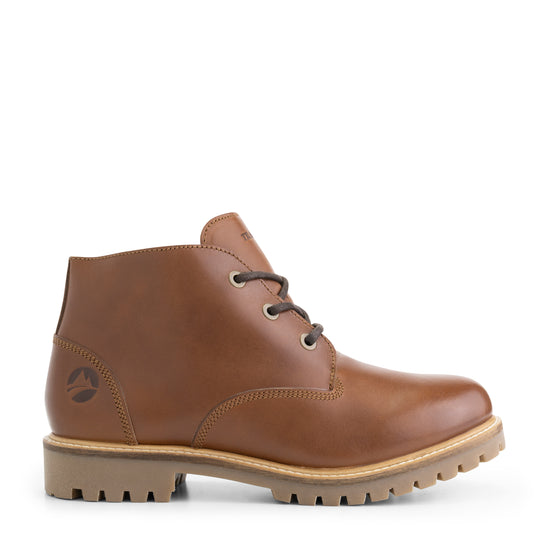 Trehuse Men - Lace-Up Boots - Leather - Cognac R