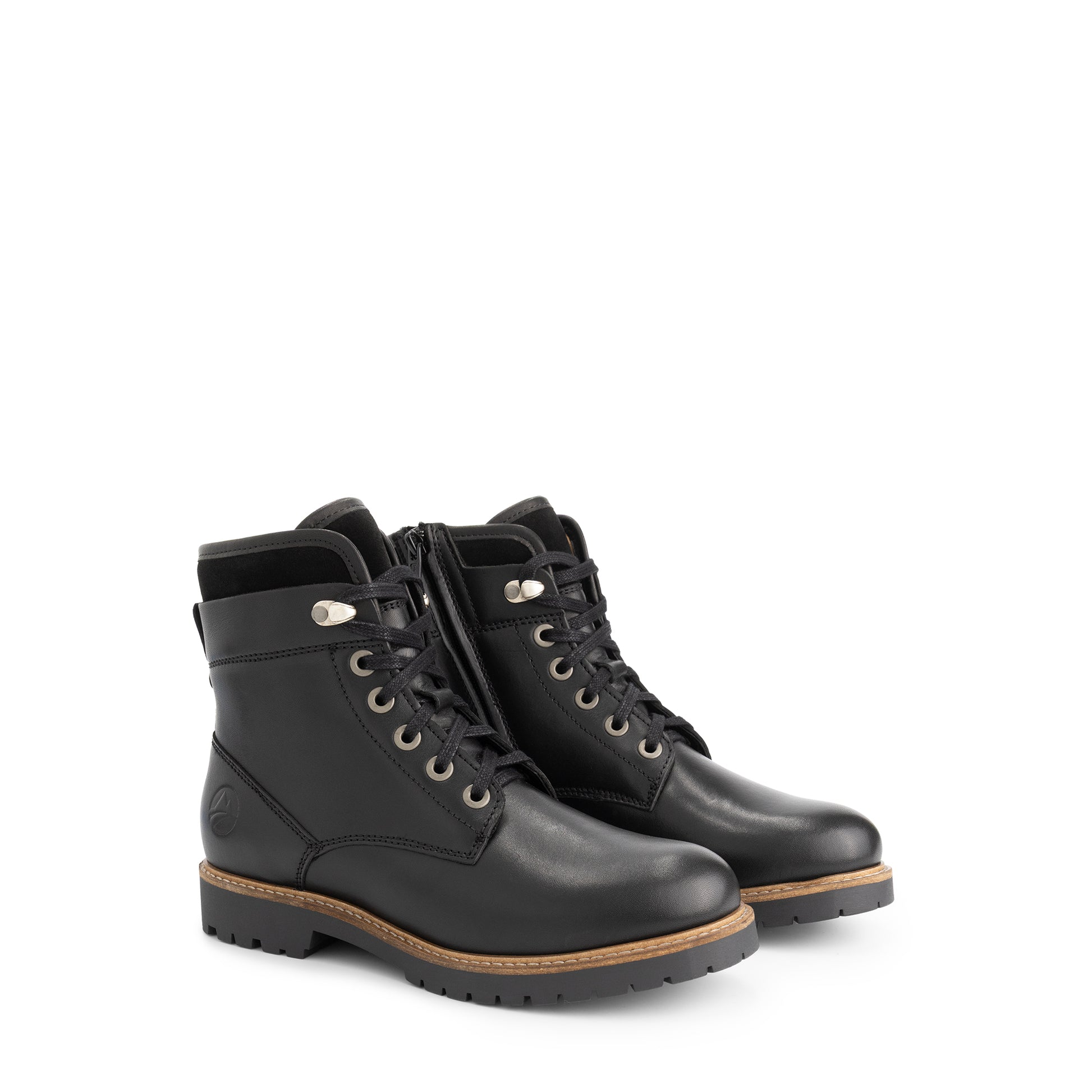 Seiland Women - Lace-up boots - Leather - Black FRD
