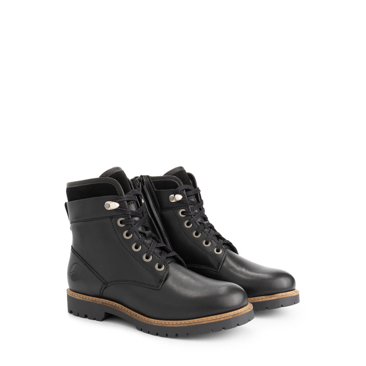 Seiland Women - Lace-up boots - Leather - Black FRD