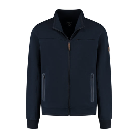 Olle Men - Outdoor Cardigan - Sweat - Navy F