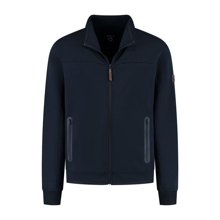 Olle Men - Outdoor Cardigan - Sweat - Navy F